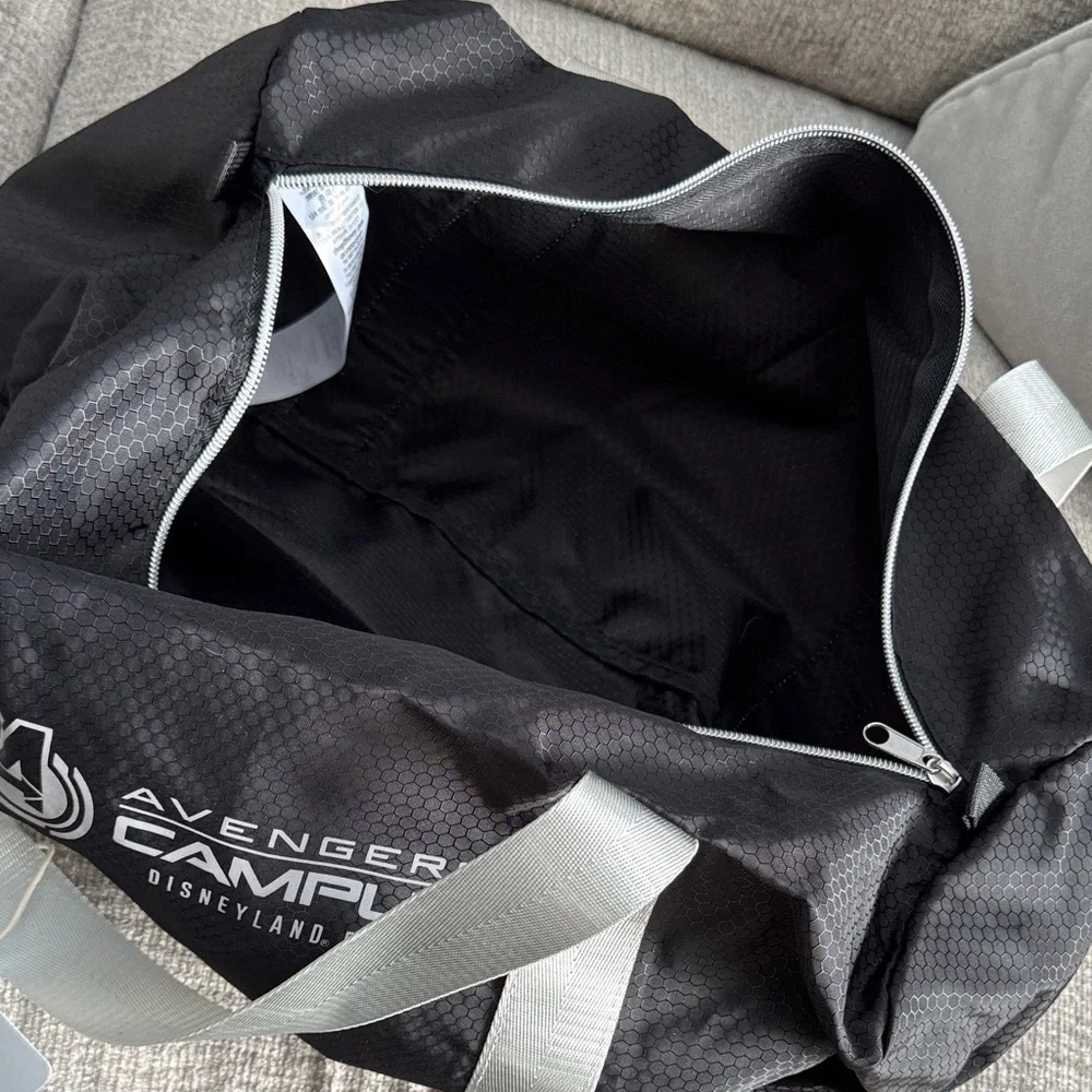 Marvel Black and White Avengers Campus Duffel Bag